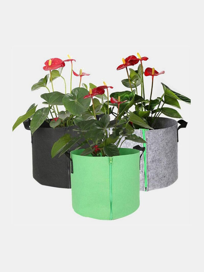 Plantevekstpose Grønnsaksblomstpotteplanter Diy Potethagepotteplanting Miljøvennlig Voksepose