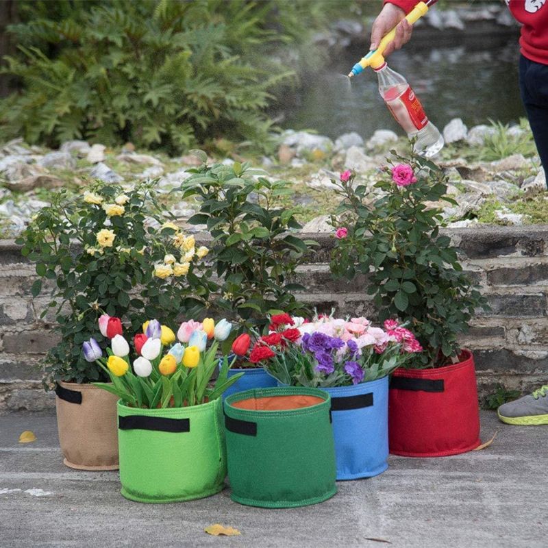 Potetvekstposer Stoffbeholdere Barnehagepotter Plante Blomster Grønnsaker