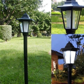 Solar Power Led Path Way Vegg Landskap Hage Gjerde Garden Light Post Outdoor