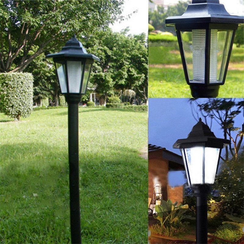 Solar Power Led Path Way Vegg Landskap Hage Gjerde Garden Light Post Outdoor