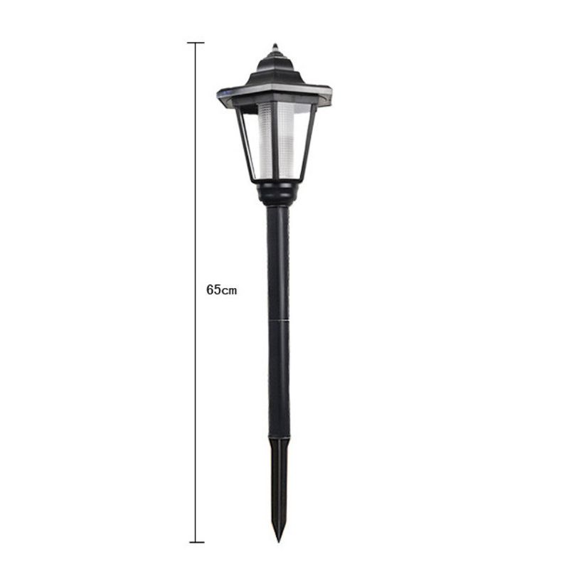 Solar Power Led Path Way Vegg Landskap Hage Gjerde Garden Light Post Outdoor