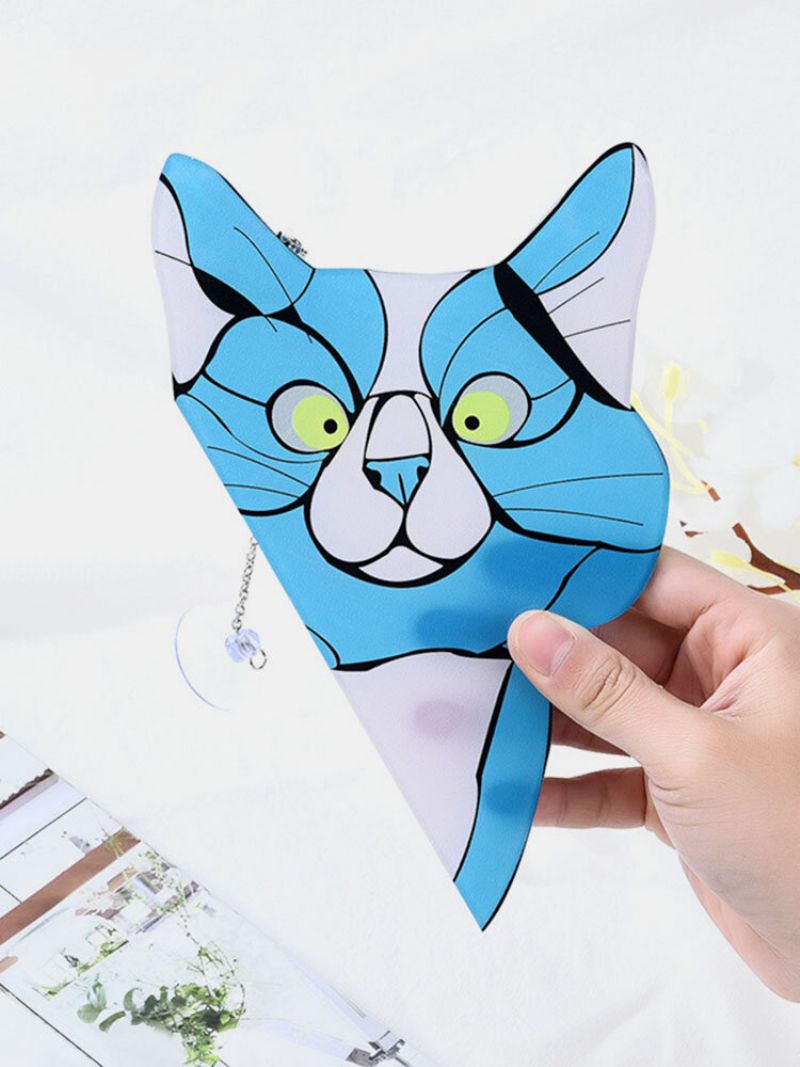 Søt Dyremønster Hengende Dekor Katt/hund Print Sun Catcher Vindu Ornament Anheng For Hage Vegg Dør