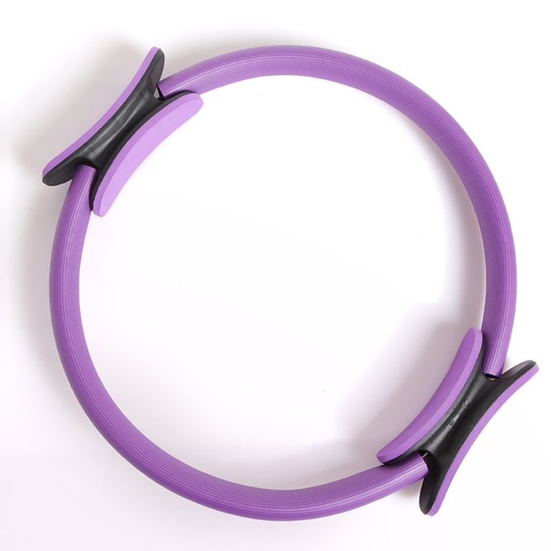 Velvære Pilates Ring Med Sklisikkert Håndtak Premium Power Resistance Full Body Toning Fitness Circle