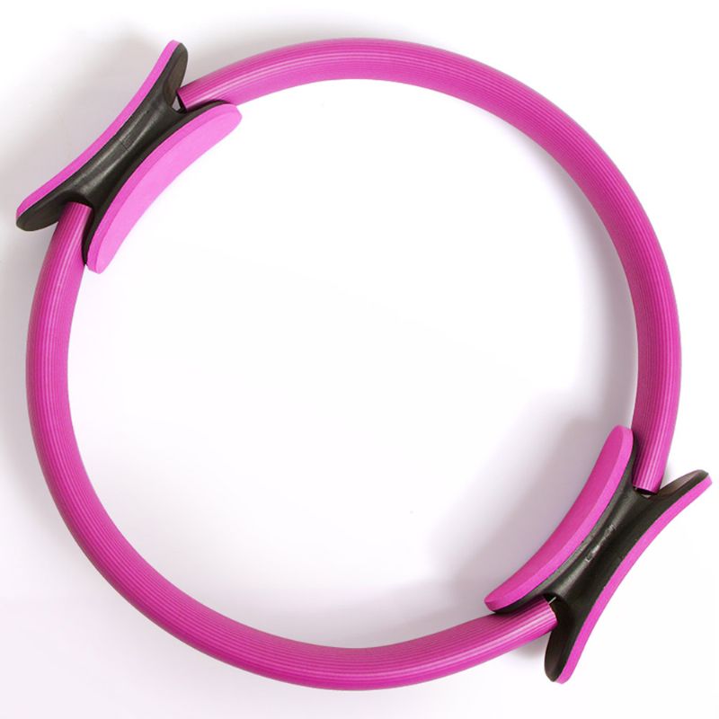 Velvære Pilates Ring Med Sklisikkert Håndtak Premium Power Resistance Full Body Toning Fitness Circle