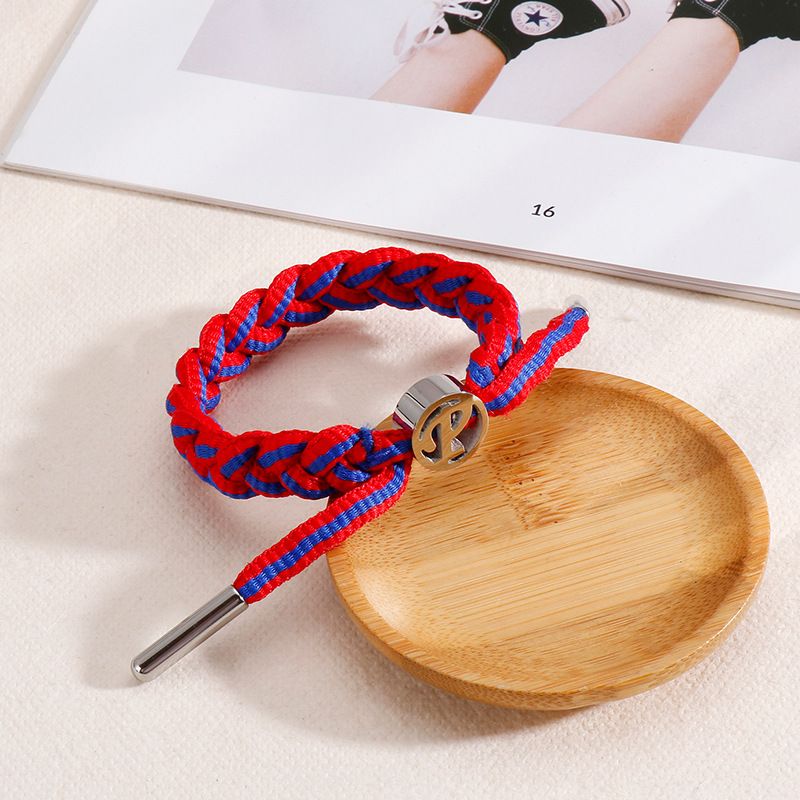 Personlig Sportsarmbånd Par Armbånd Japan Og Sør-korea Fashion Trend Rustfritt Stål Brev