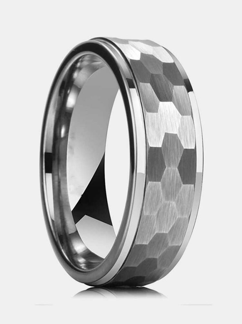 1 Stk Fashion Casual Creative Uregelmessig Geometrisk Rustfritt Stål Ring