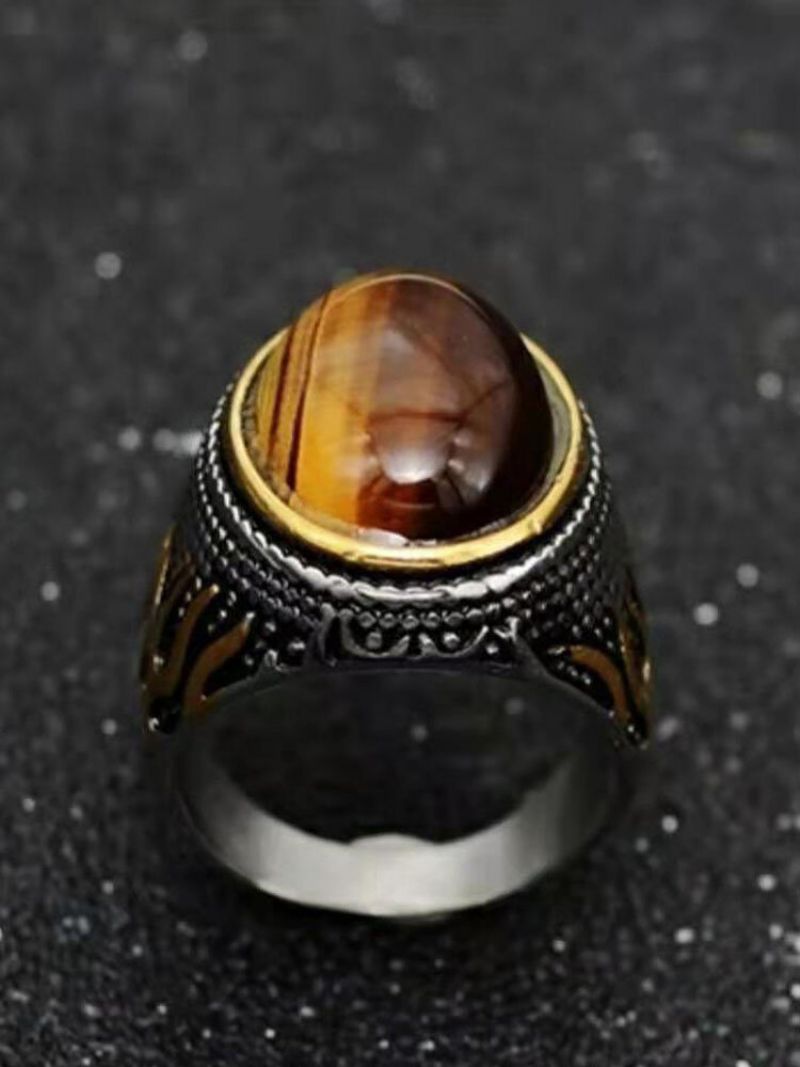 1 Stk Fashion Retro Wind Flame Series Dominerende Klassisk Ring