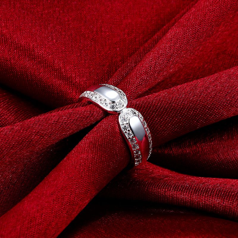 Yueyin Simple Ring Zircon Dame Gift