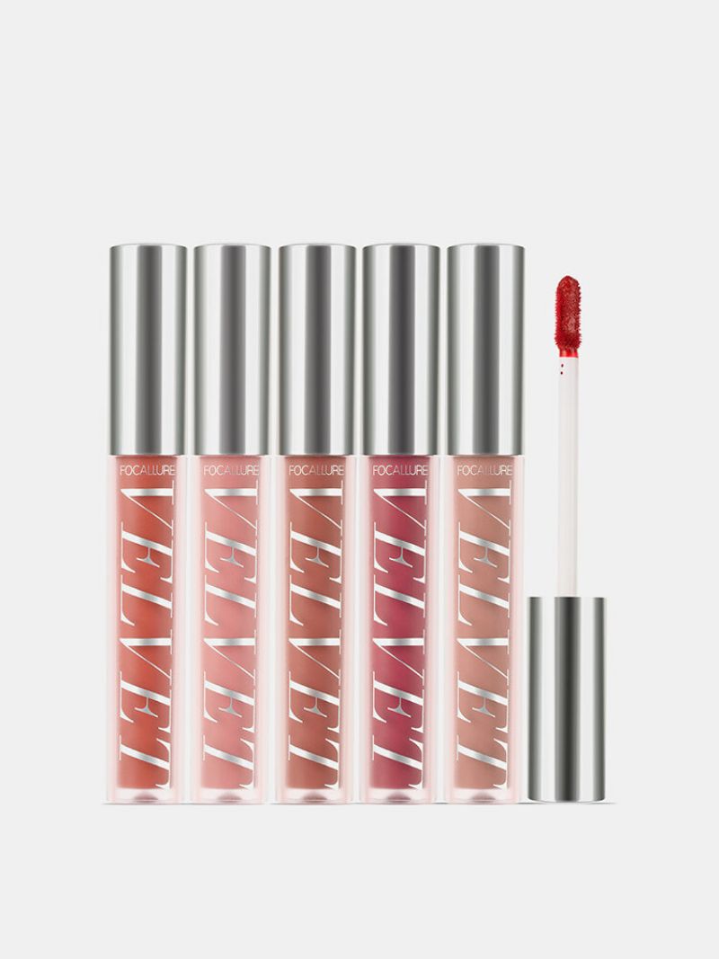 10 Farger Velvet Matte Lip Glaze Vanntett Non-marking Lip Gloss Cosmetic