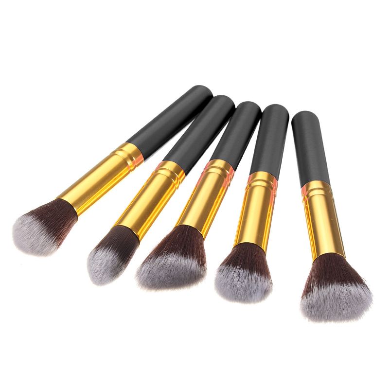 10 Stk Makeup Brushes Set Cosmetic Foundation Eyeshadow Eyeliner Lip Powder Brush