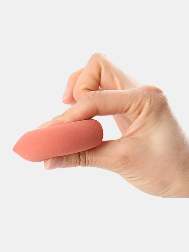 10 Stk Mini Makeup Puff Våt-tørr Dual Purpose Kalebasspute Svamp Beauty Egg