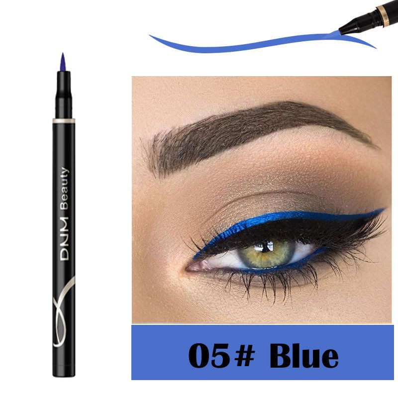 12 Farger Flytende Eyeliner Pen Fluorescens Langvarig Vanntett Pen Eye Makeup