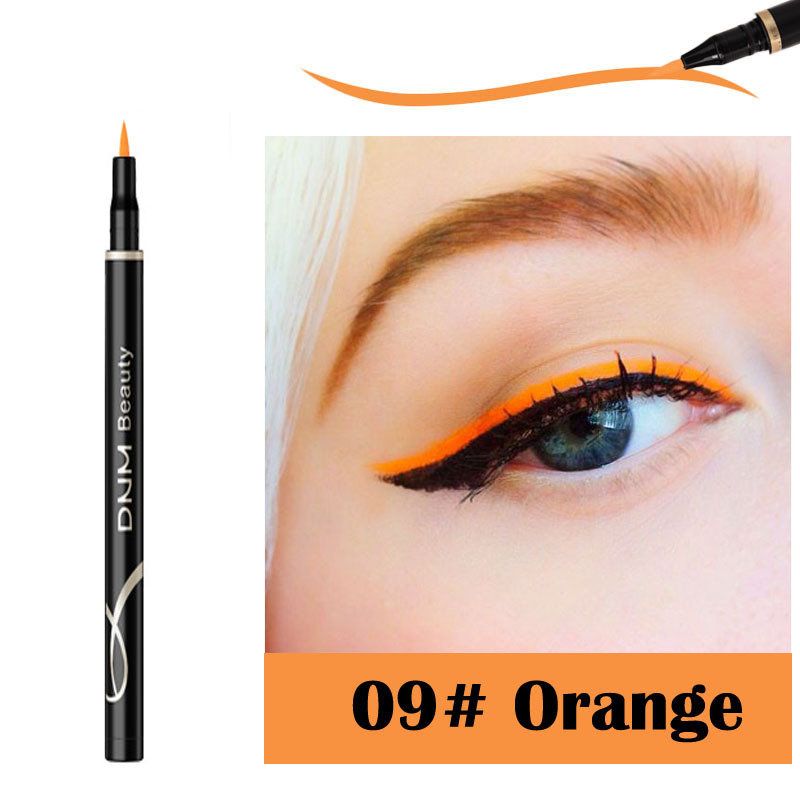 12 Farger Flytende Eyeliner Pen Fluorescens Langvarig Vanntett Pen Eye Makeup