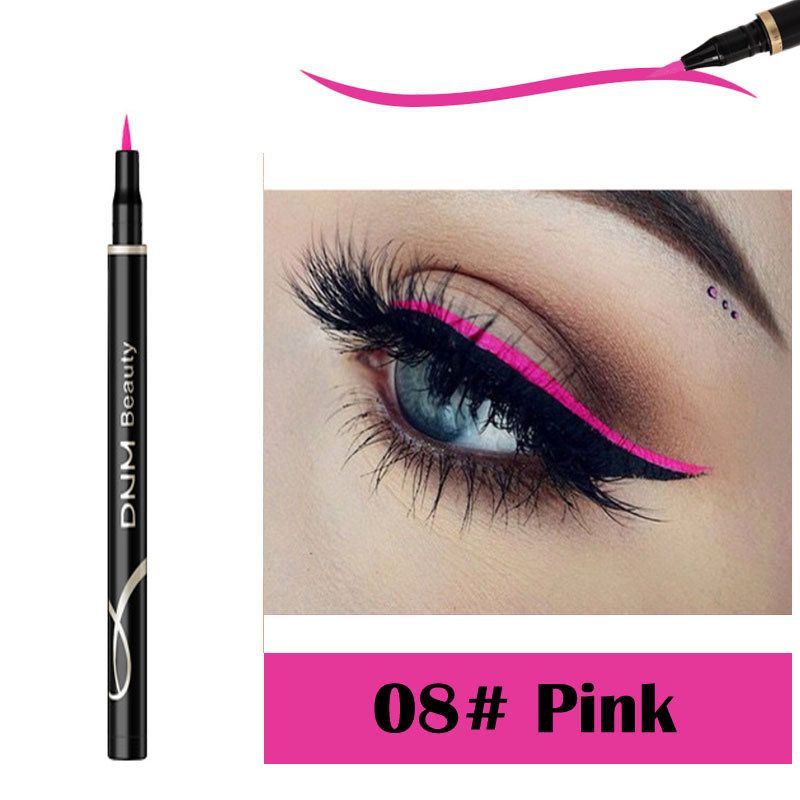 12 Farger Flytende Eyeliner Pen Fluorescens Langvarig Vanntett Pen Eye Makeup