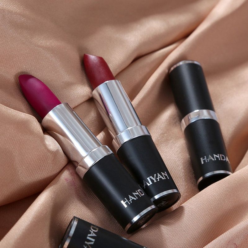 12 Farger Matt Leppestift Langvarig Fuktighetskrem Lip Stick Velvet Matte Lipstick Lip Makeup