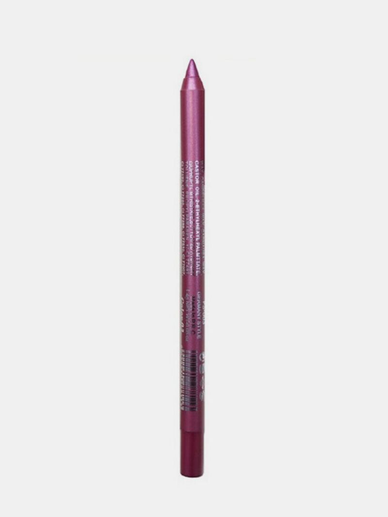 14 Farger Shiny Pearlescent Eyeliner Pen Langvarig Vanntett Eye Shadow Pen Eye Makeup