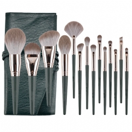 14 Stk Makeup Brushes Set Cosmetic Foundation Powder Blush Eye Shadow Lip Blend Tre Make Up Brush Tool Kit Maquiagem