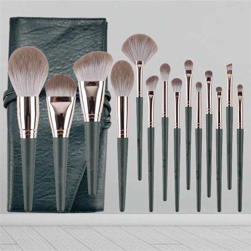 14 Stk Makeup Brushes Set Cosmetic Foundation Powder Blush Eye Shadow Lip Blend Tre Make Up Brush Tool Kit Maquiagem