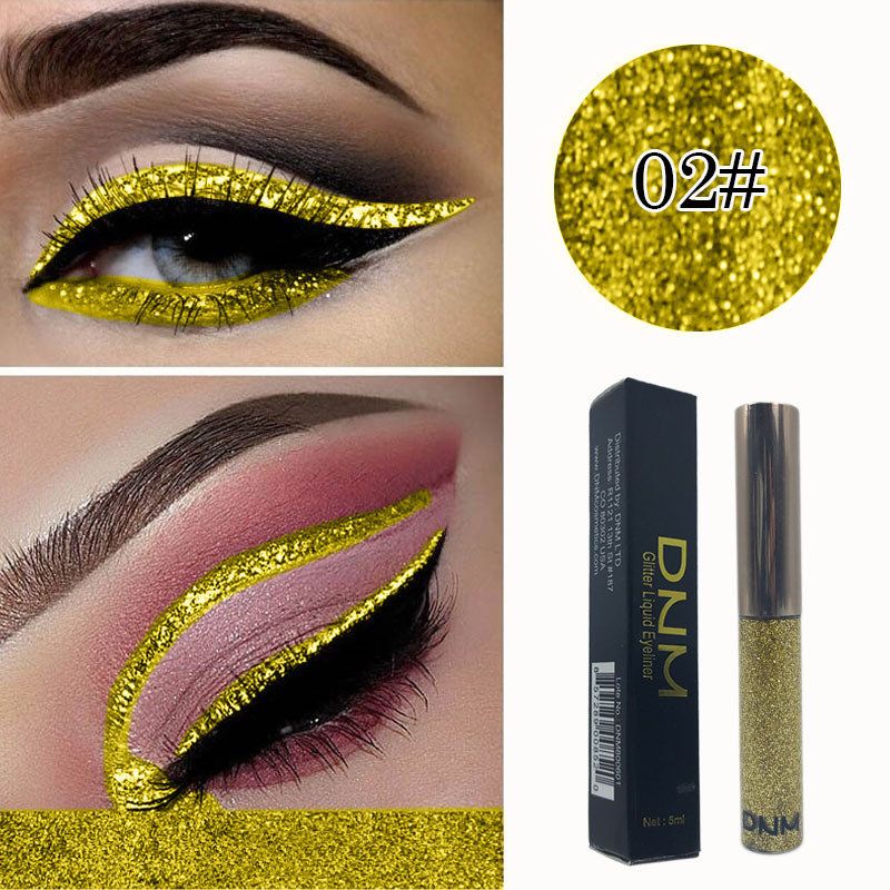 16 Farger Shiny Pearlescent Flytende Eyeliner Pen Metall Paljetter Diamond Pen Eye Makeup