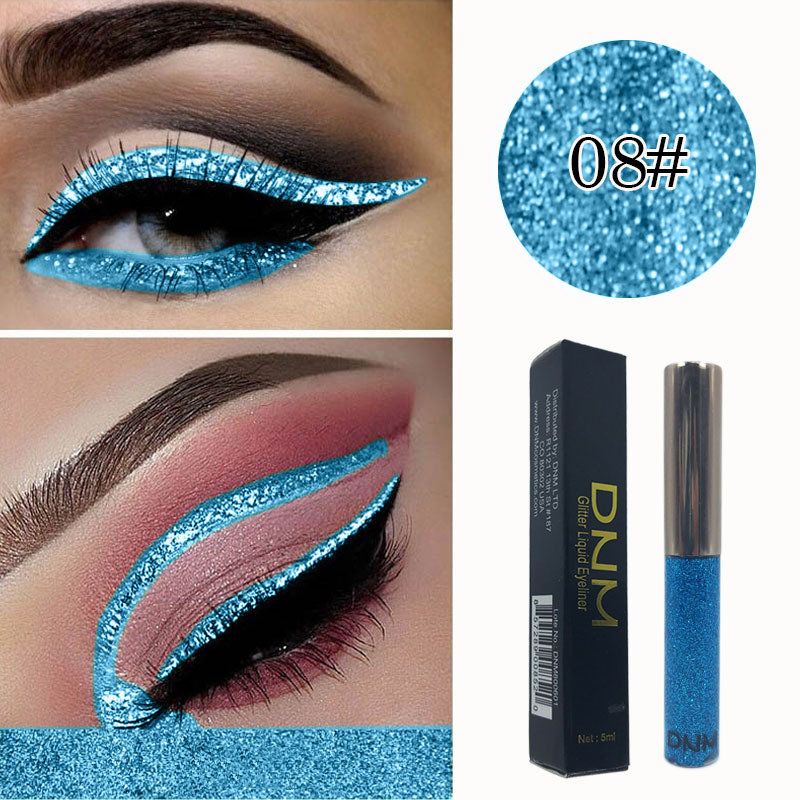 16 Farger Shiny Pearlescent Flytende Eyeliner Pen Metall Paljetter Diamond Pen Eye Makeup