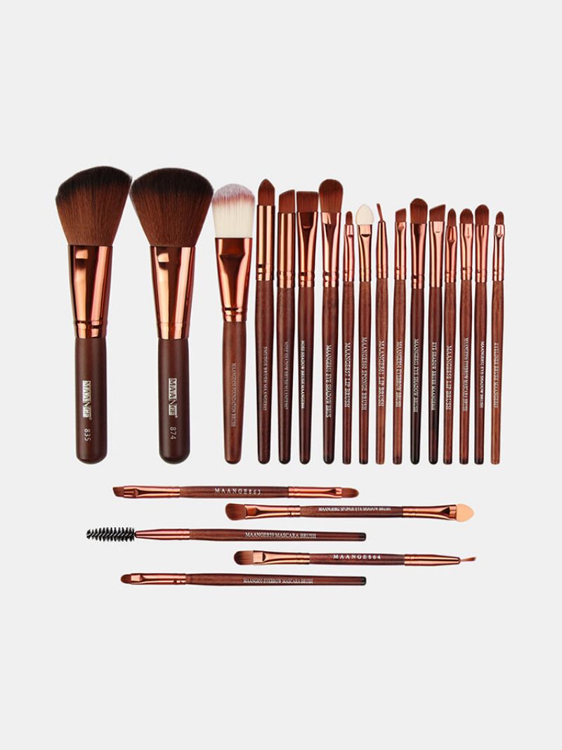 22 Stk Makeup Brushes Set Eye Shadow Foundation Blush Blending Beauty Brush Tool