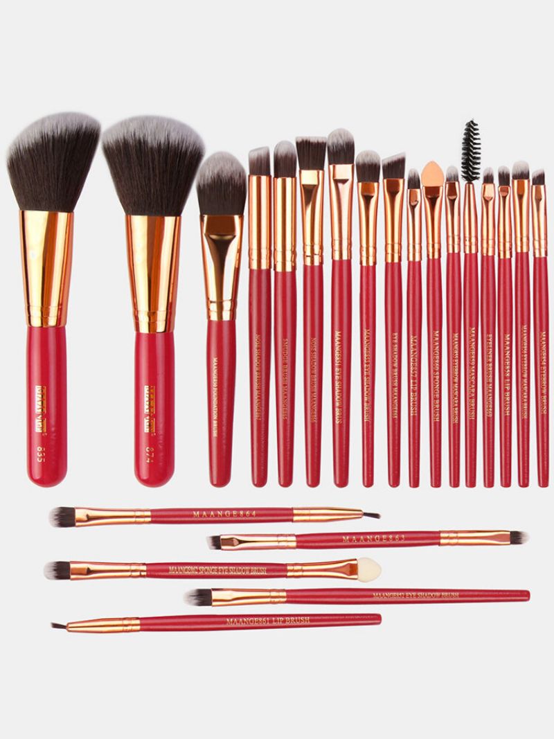 22 Stk Makeup Brushes Set Eye Shadow Foundation Blush Blending Beauty Brush Tool