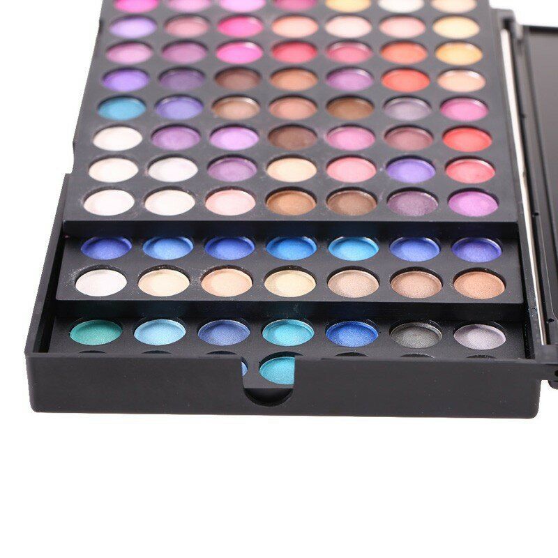 252 Farger Eye Shadow Palette Shimmer Matte Eyeshadow Makeup Kosmetikk Make Up Tool