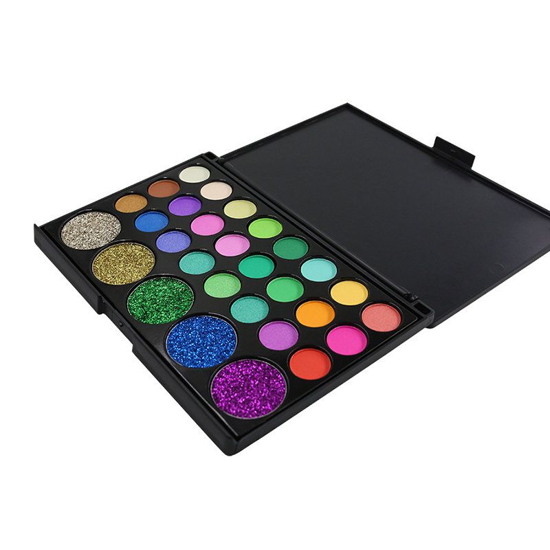 29 Farger Diamond Eyeshadow Palette Lasting Shimmer Stage Party Eye Shadow Eye Cosmetic