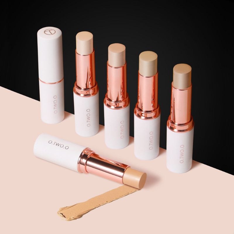 6 Farger Full Cover Concealer-klistremerke Øye Mørke Sirkler Creme Face Whiten Brighten Makeup