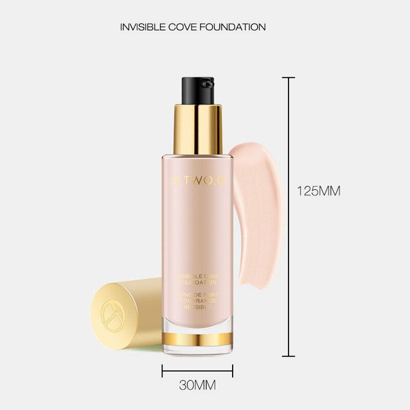 8 Colors Liquid Foundation Full Coverage Concealer Whitening Moisturizer Vannfast Ansiktsmakeup