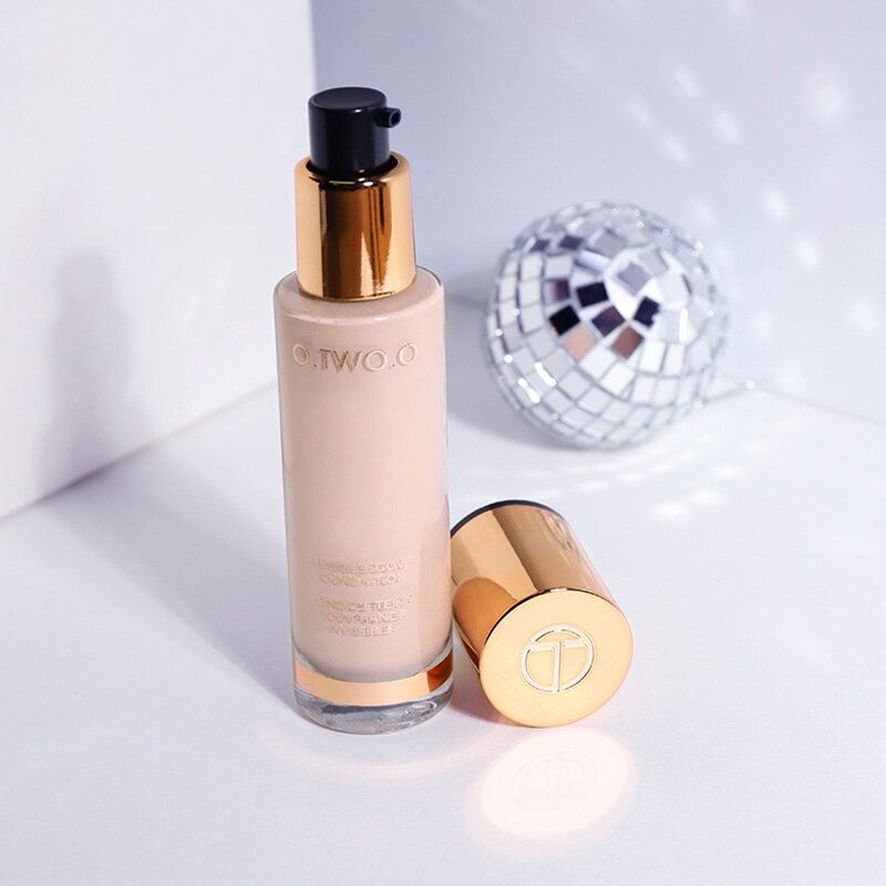 8 Colors Liquid Foundation Full Coverage Concealer Whitening Moisturizer Vannfast Ansiktsmakeup