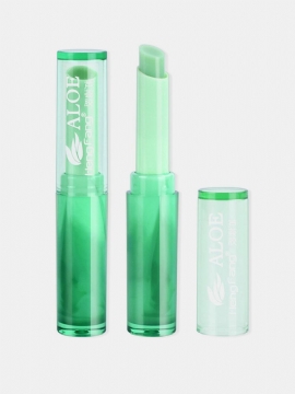 Aloe Vera Color Change Jelly Lipstick Naturlig Langvarig Fuktighetsgivende Lip Makeup