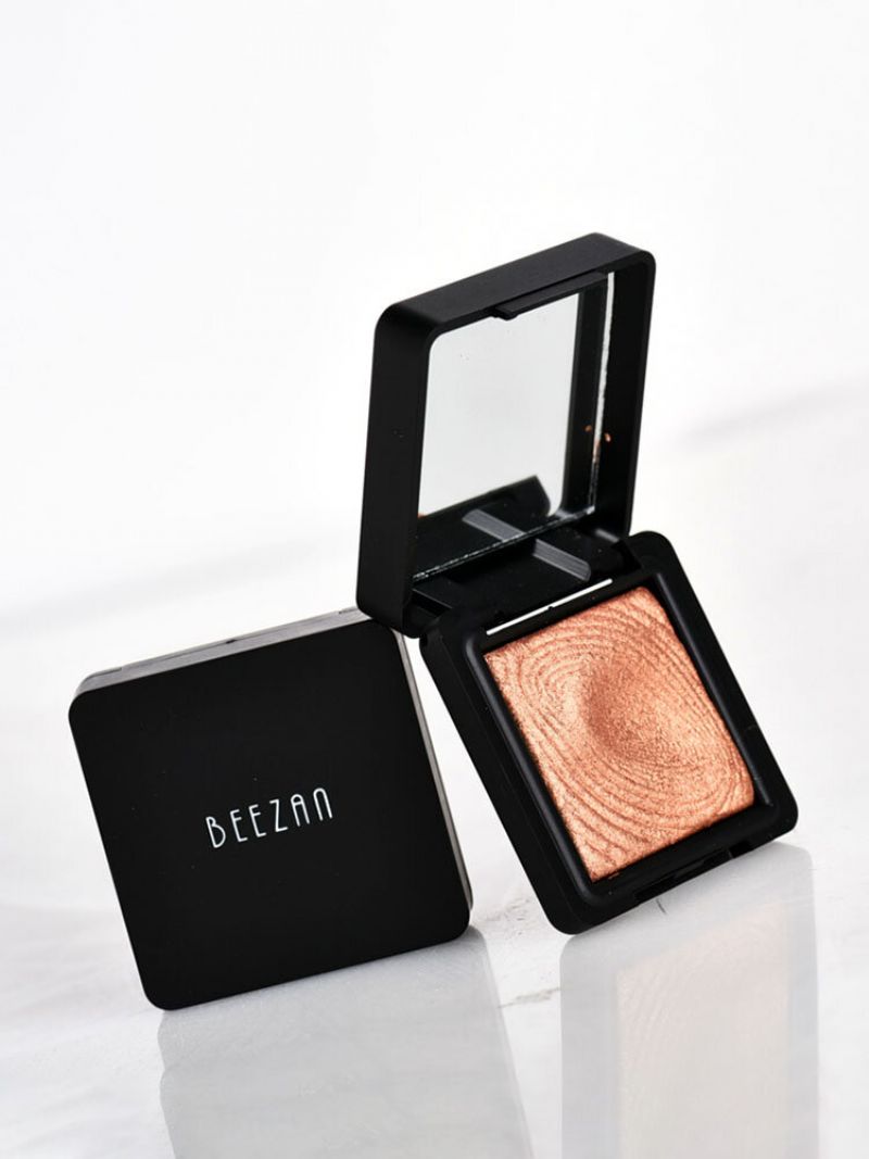 Beezan Bakt Glitter Øyenskyggepalett Naken Vanntett Mineral Shimmer Metallic Eye Shadow Powder