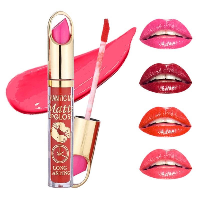 Bright Lip Gloss Moisturizer Liquid Lip Stick Langvarig Lip Non Sticky Lipgloss Lip Makeup