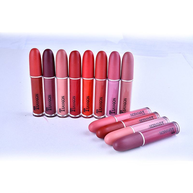 Bullet Head Matt Lipgloss Vanntett Velvet Flytende Leppestift Langvarig Lip Gloss Lip Makeup