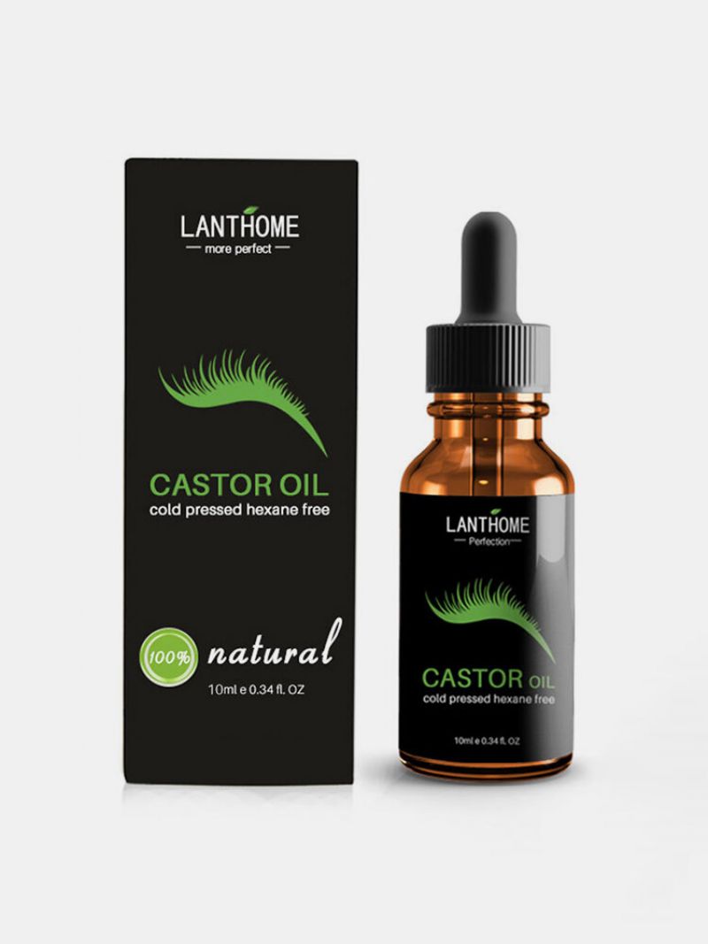 Castor Oil Eyelash Growing Serum Forlenger Fuktighetsgivende Øyevipper Enhancer Øyenvippevæske