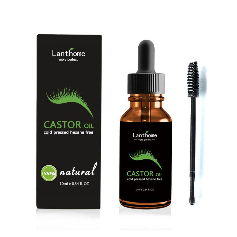 Castor Oil Eyelash Growing Serum Forlenger Fuktighetsgivende Øyevipper Enhancer Øyenvippevæske