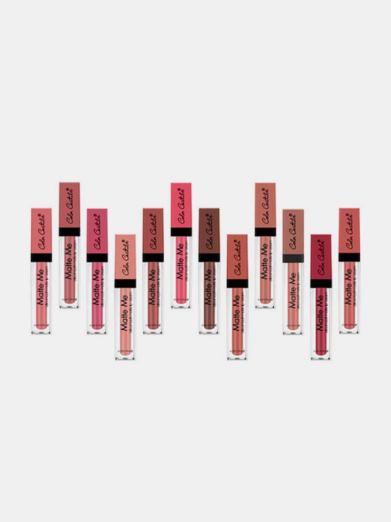 Color Castle Waterproof Velvet Matte Me Liquid Lipstick Langvarig Lip Gloss Pigment