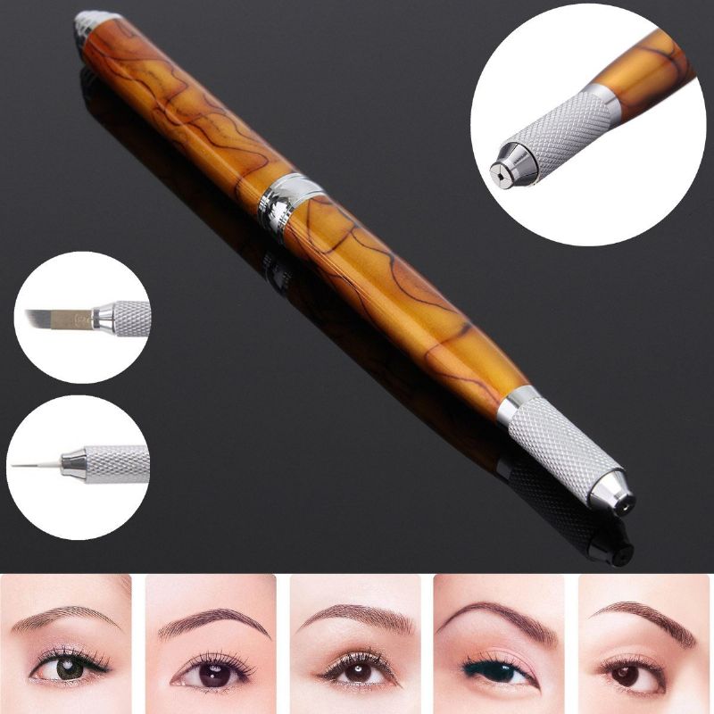 Eyebrow Tattoo Pen Permanent Makeup Manual Eye Brow Microblading Pencil