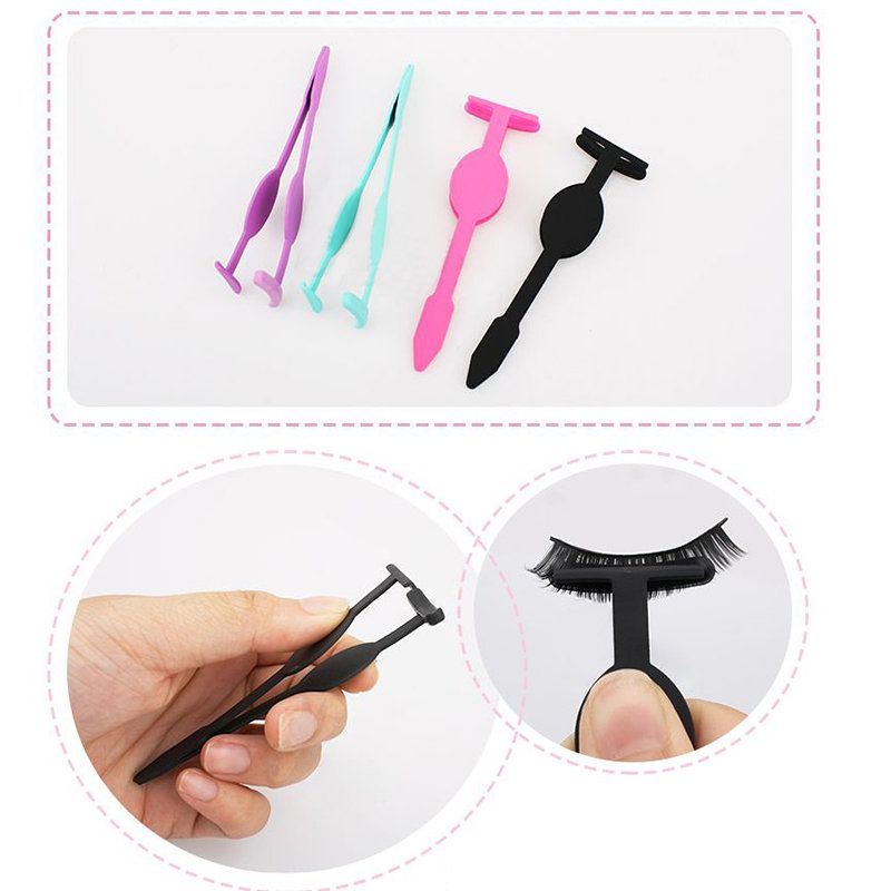 Eyelash Curler Extension Applicator Remover Clip Multifunksjonell Øyenvippepincett Sminkeverktøy