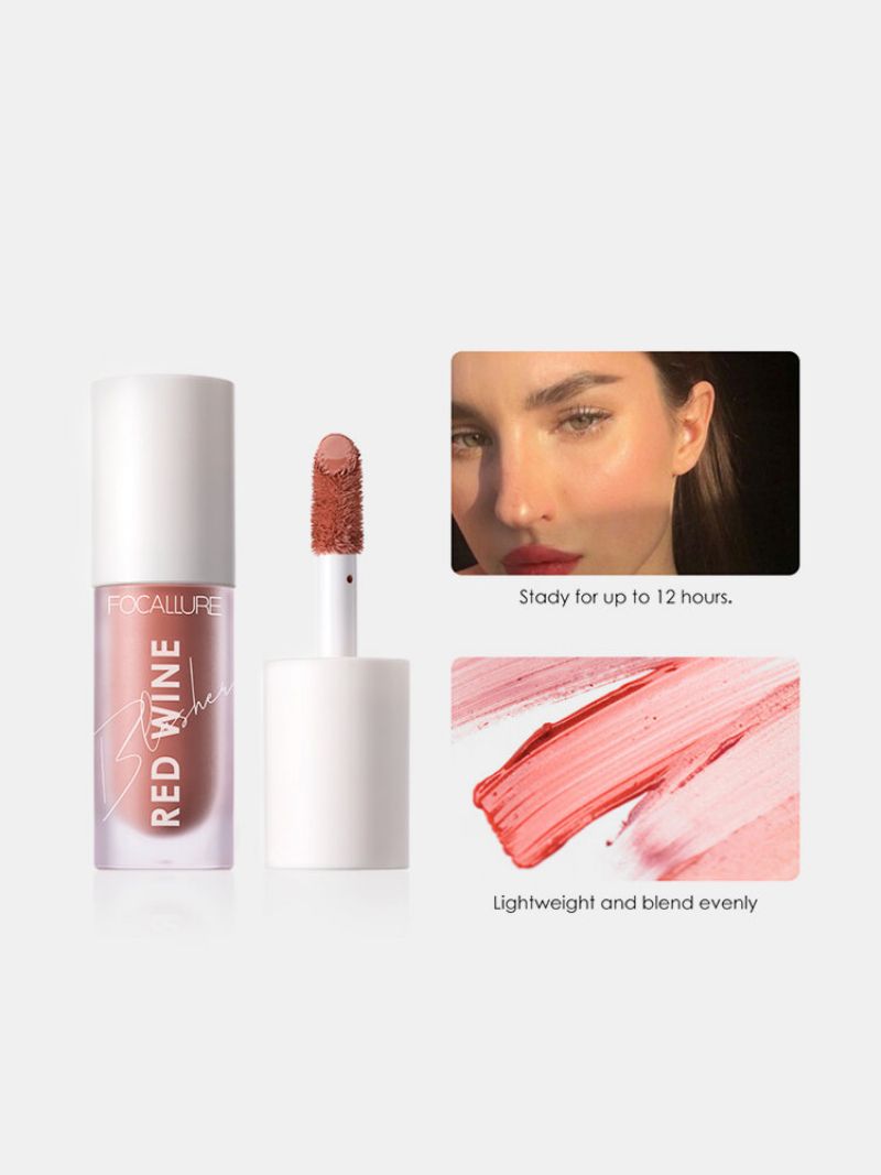 Face Liquid Blusher Contour Makeup Matt Langvarig Brightening Rouge Blush