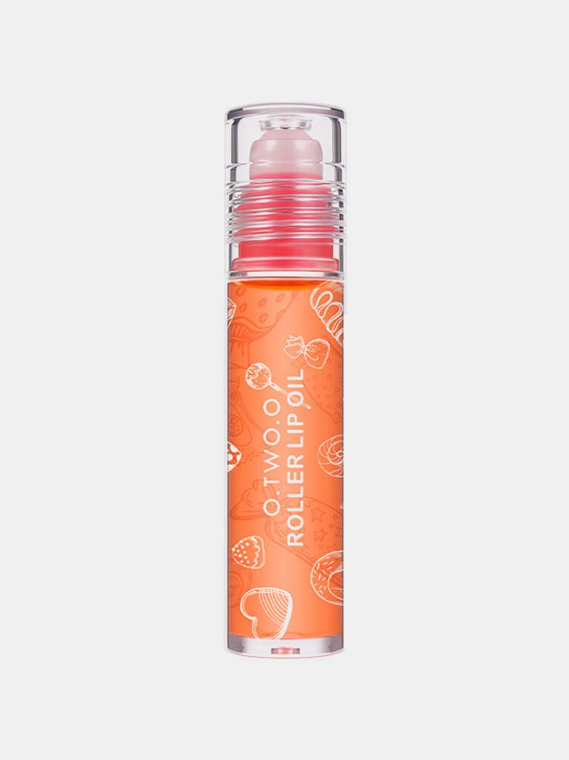 Fuktighetsgivende Fargeskiftende Lip Oil Roller-ball Type Lip Care Lipstick