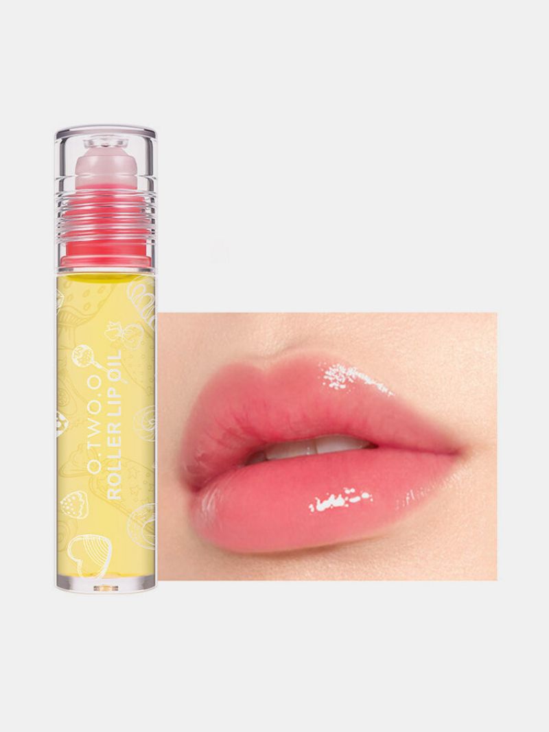 Fuktighetsgivende Fargeskiftende Lip Oil Roller-ball Type Lip Care Lipstick