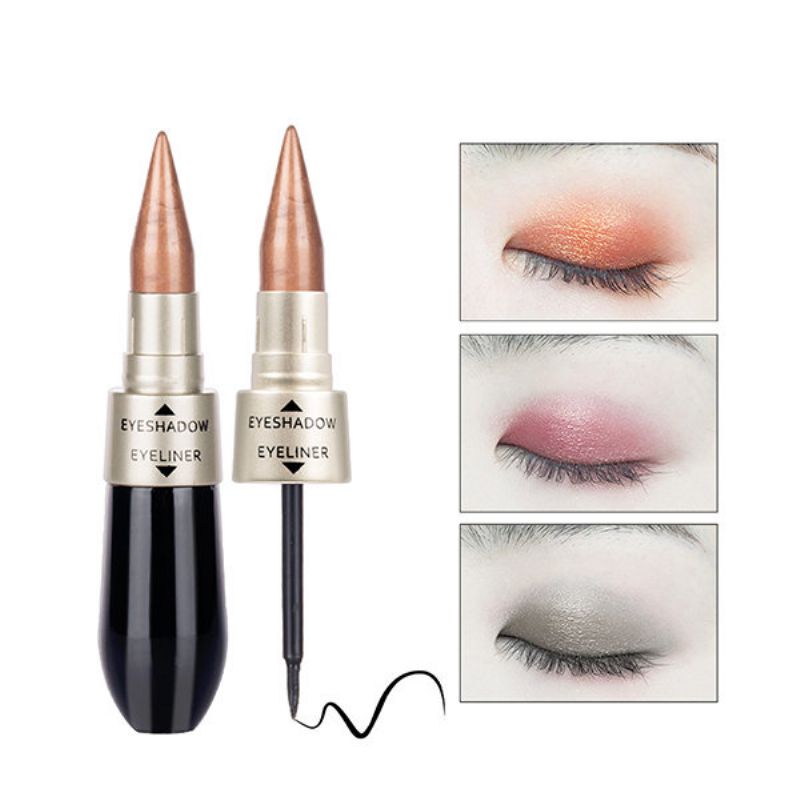 Hengfang Shimmer Eyeshadow Stick Vanntett Glitter Eye Shadow Langvarig Myk Eyelinersminke