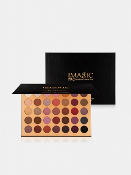 Imagic 35 Farger Nude Matt Eyeshadow Palette Glitter Vanntett Langvarig Øyenskyggepalett