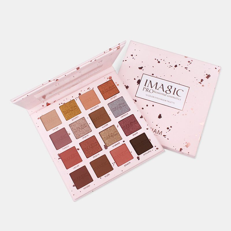 Imagic Charming Glitter Eyeshadow 16 Colors Nude Matt Shimmer Palette