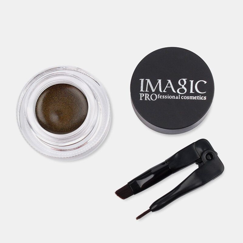 Imagic Waterproof Eyebrow Cream Langvarig Eyeliner Brush Makeup Set