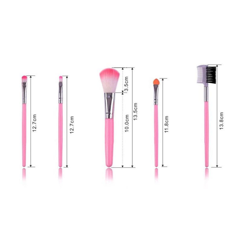 La Milee 20/5 Stk Makeup Brushes Set Eye Shadow Foundation Powder Eyeliner Øyenvippe Lip Make Up Brush Kosmetisk Skjønnhetsverktøysett Hot