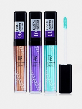 Lideal Liquid Eyeshadow Makeup Glitter Eyes Vanntette Pigmenter Hvitt Gull Farge Shimmer Merke Eye S