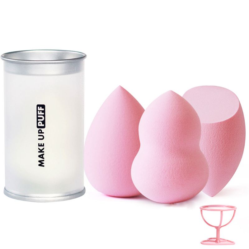 Makeup Powder Puff Dry Wet Three Shapes Svamp Tool Beauty Blender